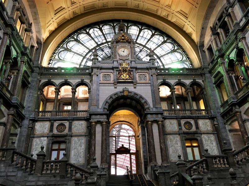Antwerp train station, Belgium