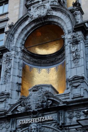 Entrance of Antwerp Stadsfeestzaal