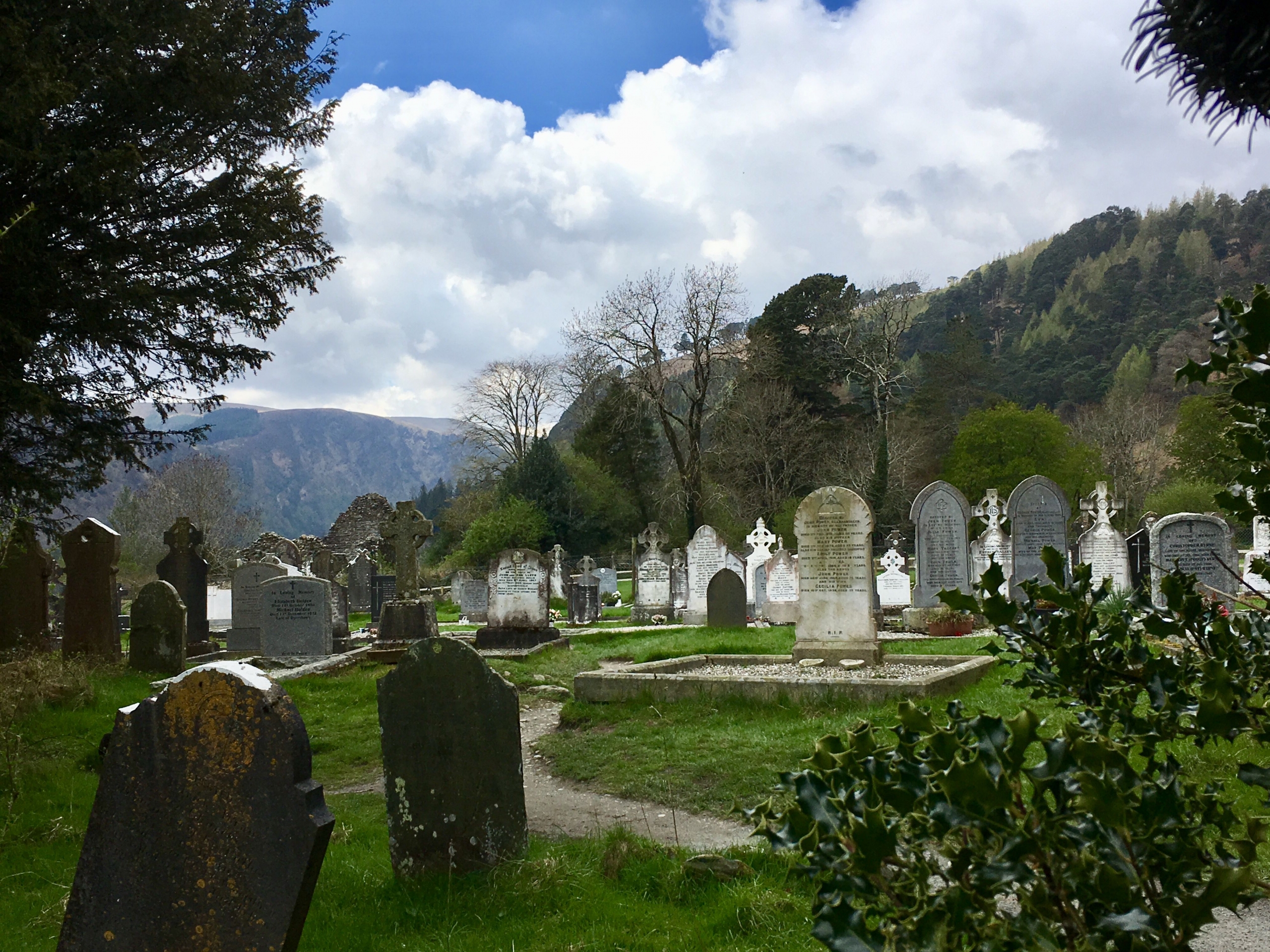 Glendalough graveyard Glendalough graveyard