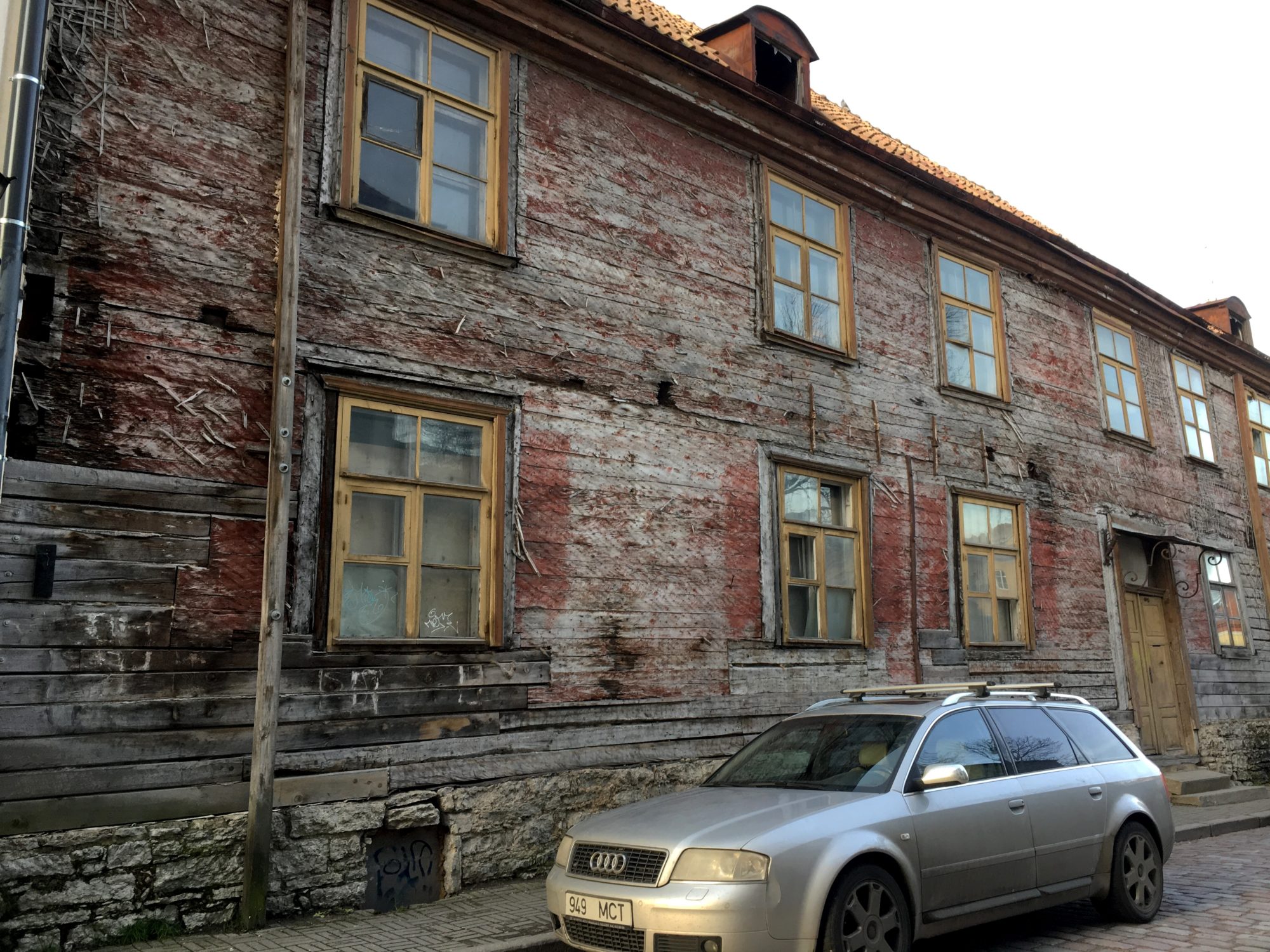 Old wooden house in Tallinn's Old Town