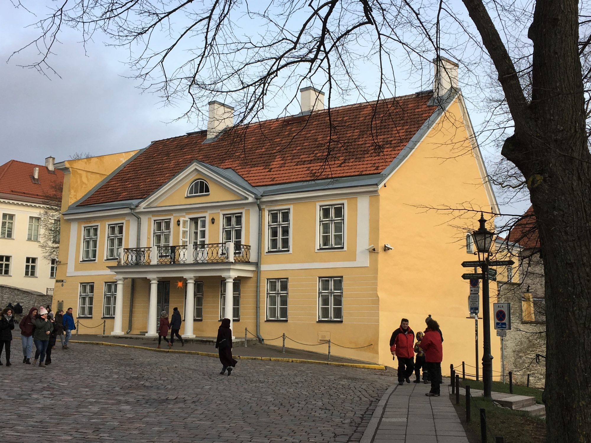 View of Toompea, the upper town of Tallinn