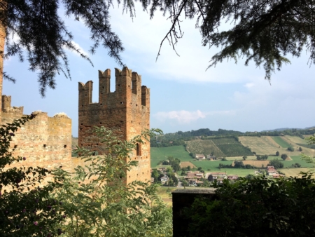 Castell'Arquato, hilltop village in Emilia Romagna