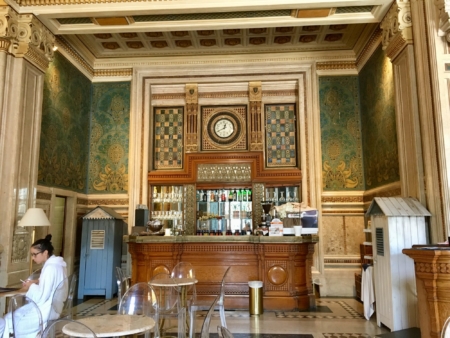 Thermal baths of Salsomaggiore interior, Italy