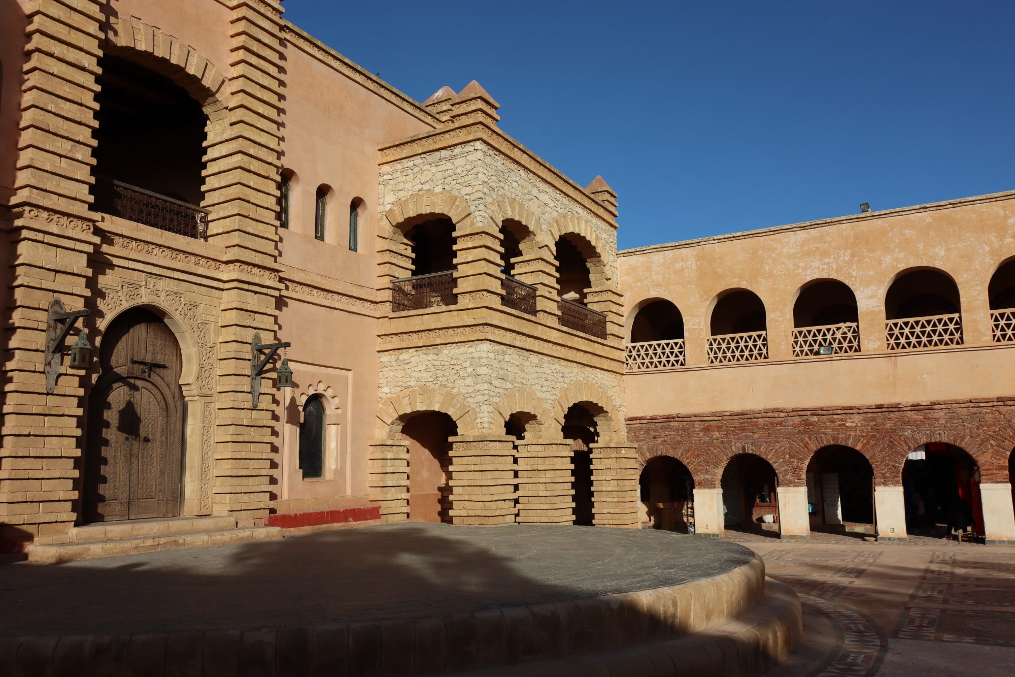 The Medina's central square and arcades Agadir Medina, Morocco