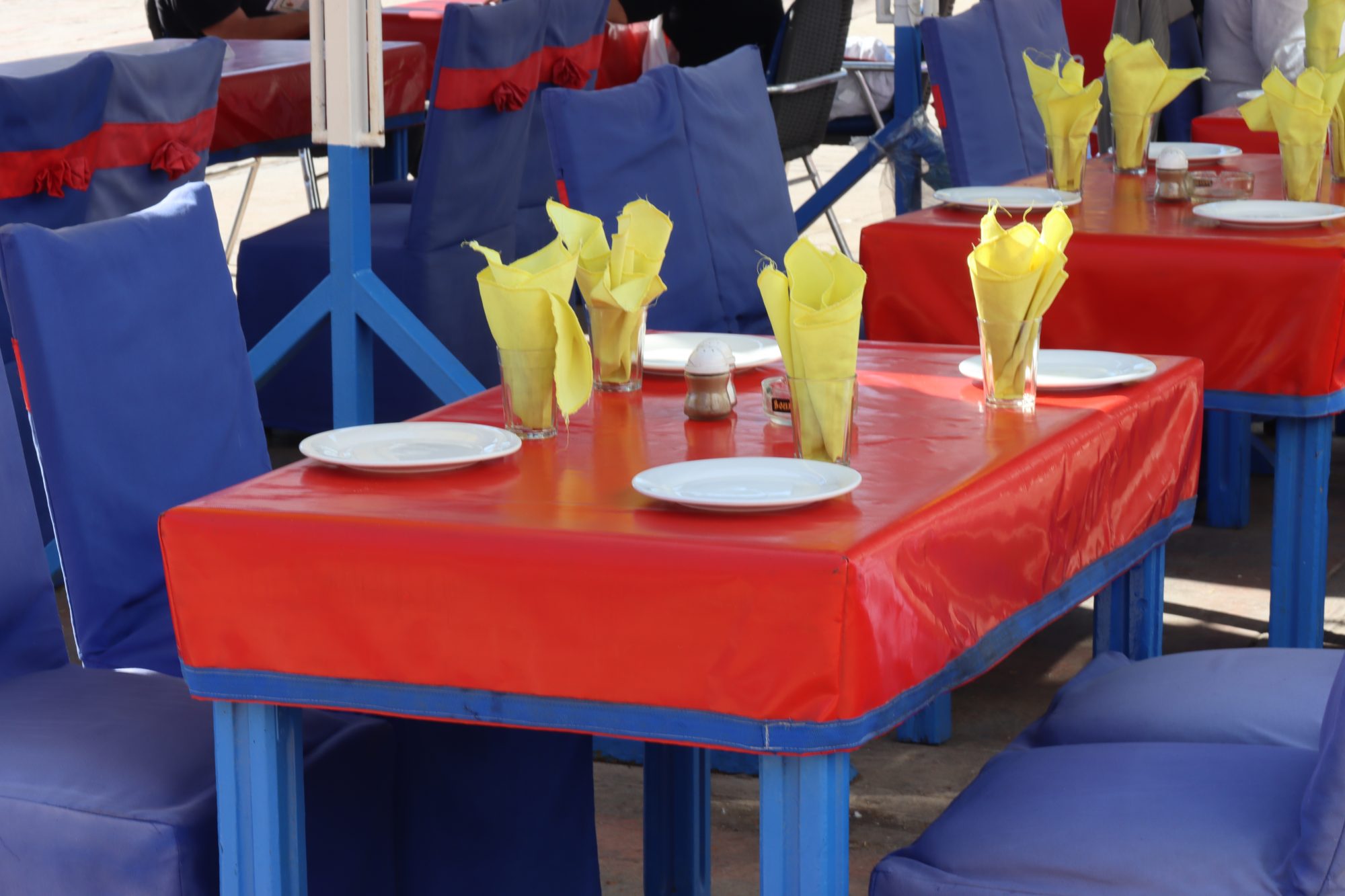 Talborjt outdoor restaurant table Talborjt outdoor restaurant table