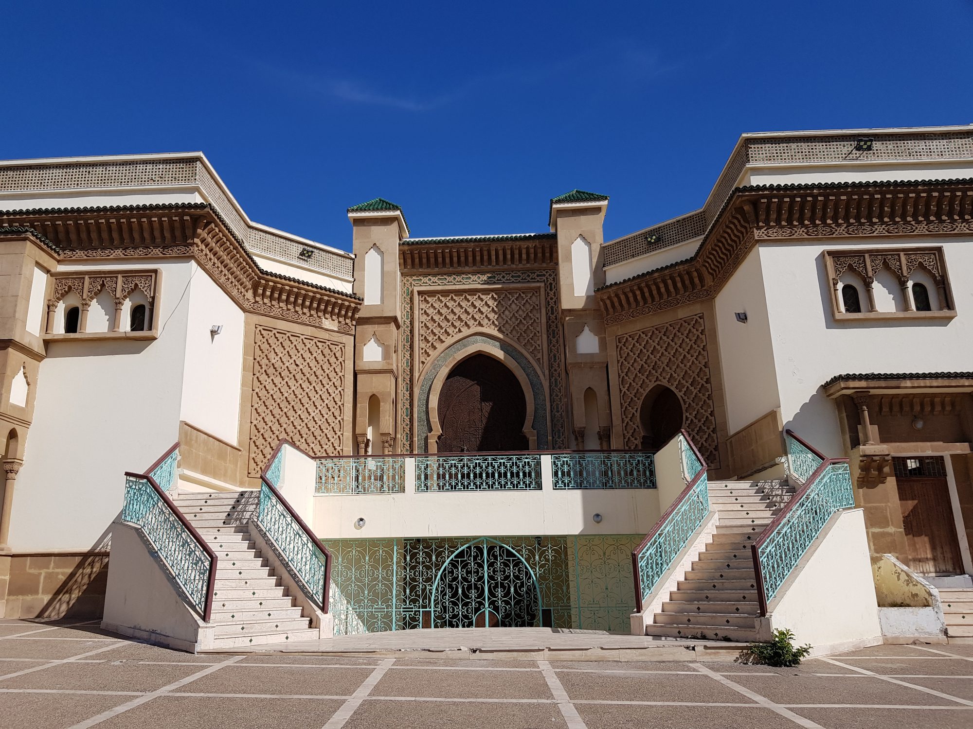 A well decorated mosque entrance An Agadir Mosque