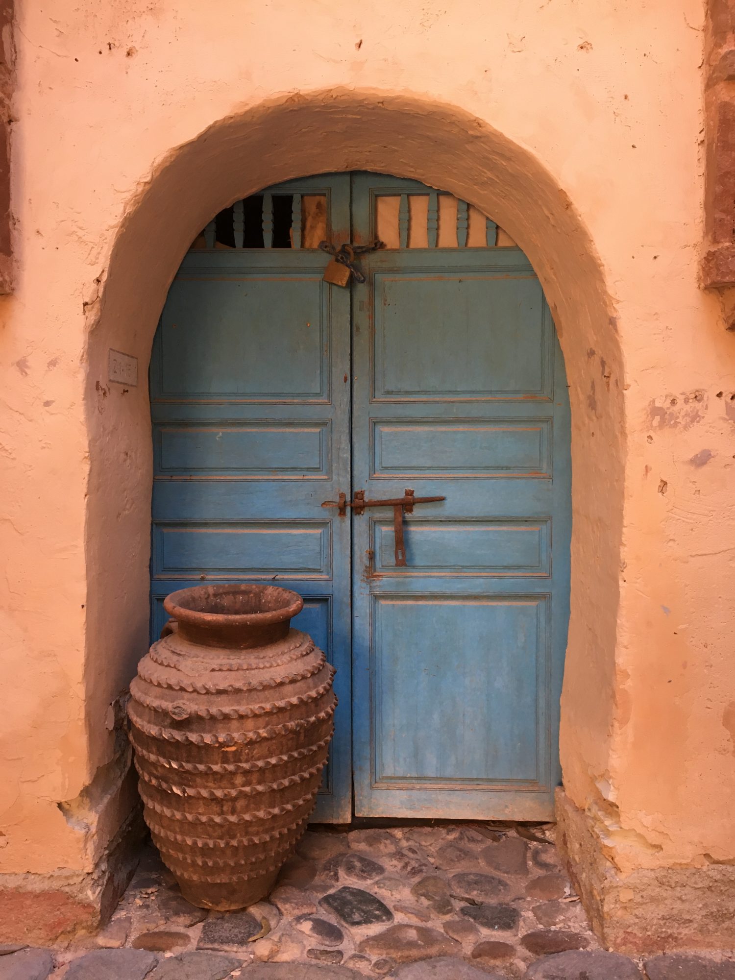 Blue door in Agadir Medina by Coco Polizzi Blue door in Agadir Medina by Coco Polizzi