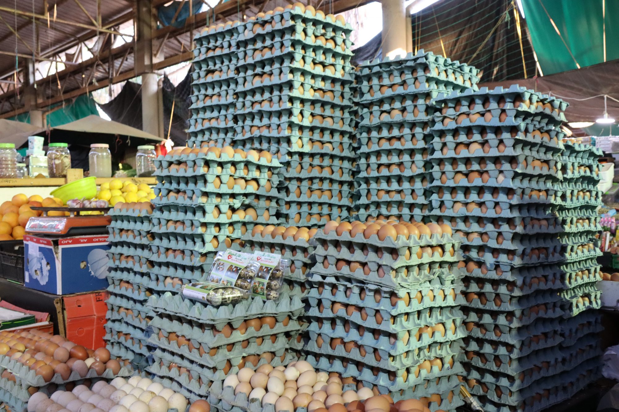 Eggs sold at Souk el Had Eggs sold at Souk el Had
