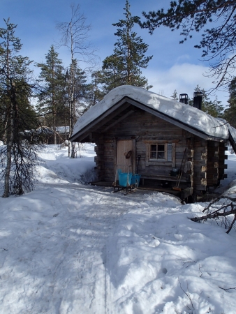 Ski tour in Lapland, Luirojärvi hut
