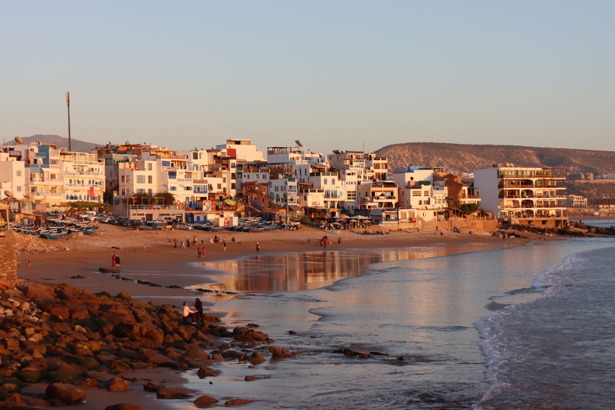 Taghazout, fishing village north of Agadir Taghazout, fishing village north of Agadir