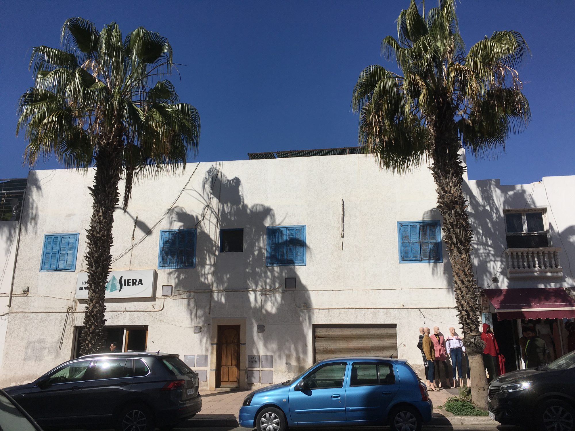 White building style of Agadir, Morocco White building style of Agadir, Morocco