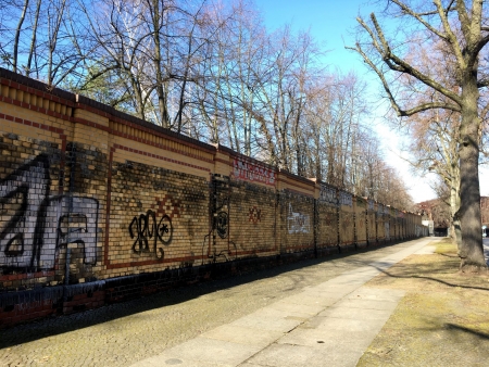 Berlin Wall area north of the city center