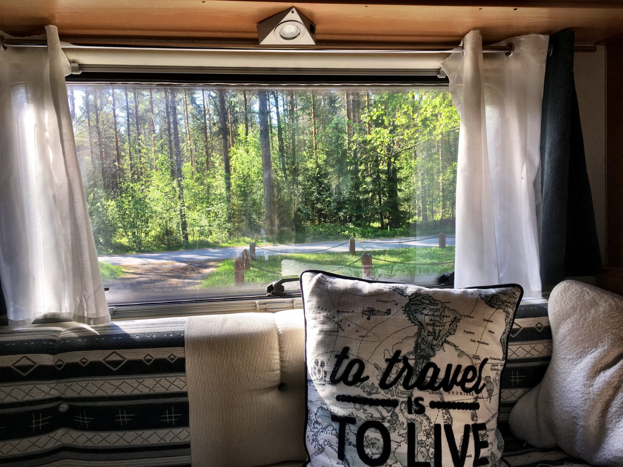 Fäboda, Jakobstad: to travel is to live! Motorhome travel: to travel is to live