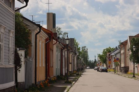 Typical street of Neristan, Kokkola