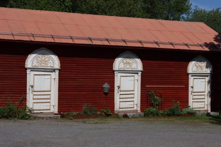 White doors, Strömsö, Finland
