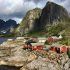 Hamnøy, spectacular drive through the Lofoten islands