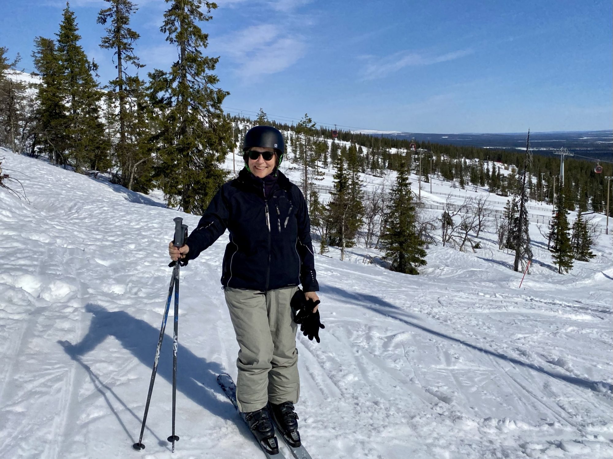 Arctic Lapland spring: skiing in Ylläs, Lapland