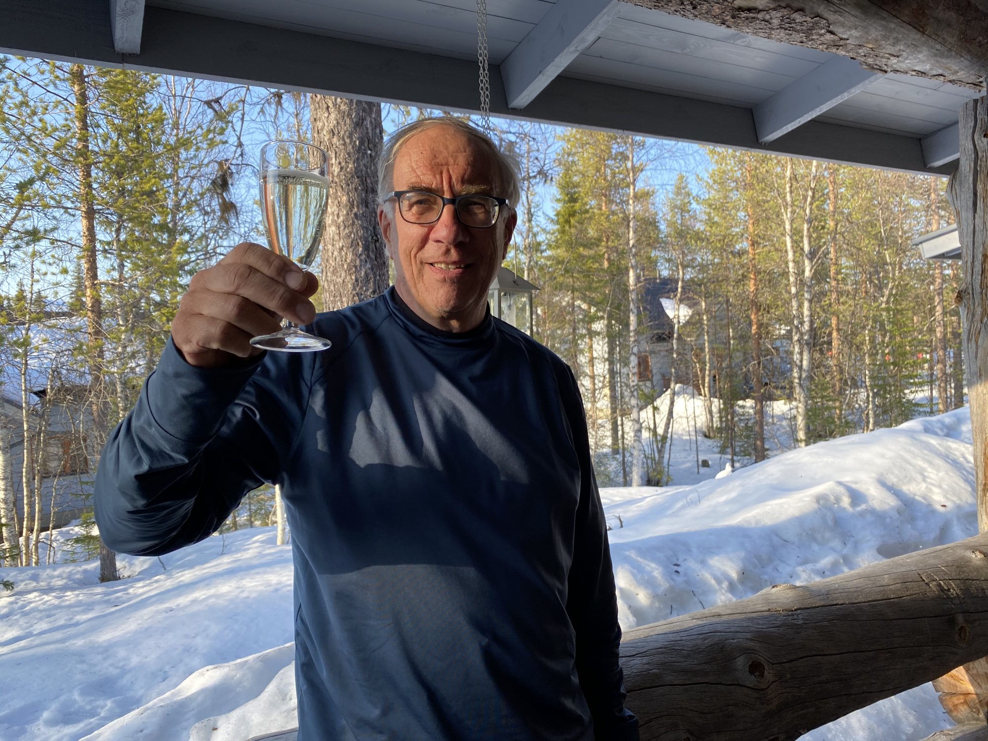 Cheers to the arctic Lapland spring!