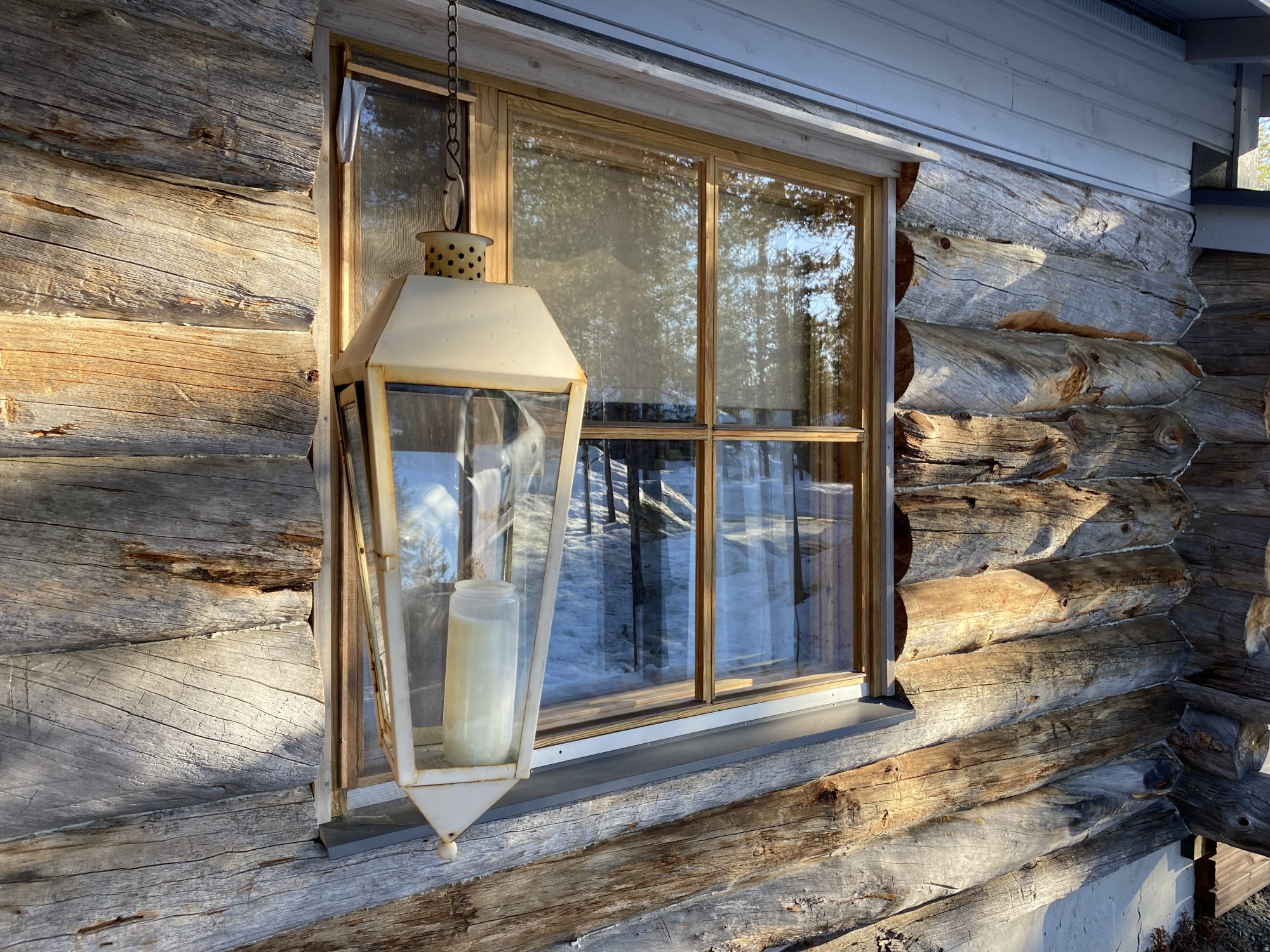 Staying in a Lapland cottage