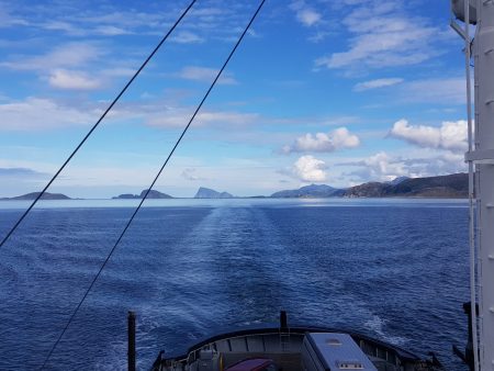 Norway by motorhome: Ferry from Sommaroy to Senja