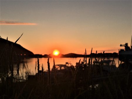 Sommaroy midnight sun, Norway