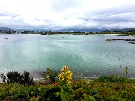 The turquoise waters of Sommarøy, Norway