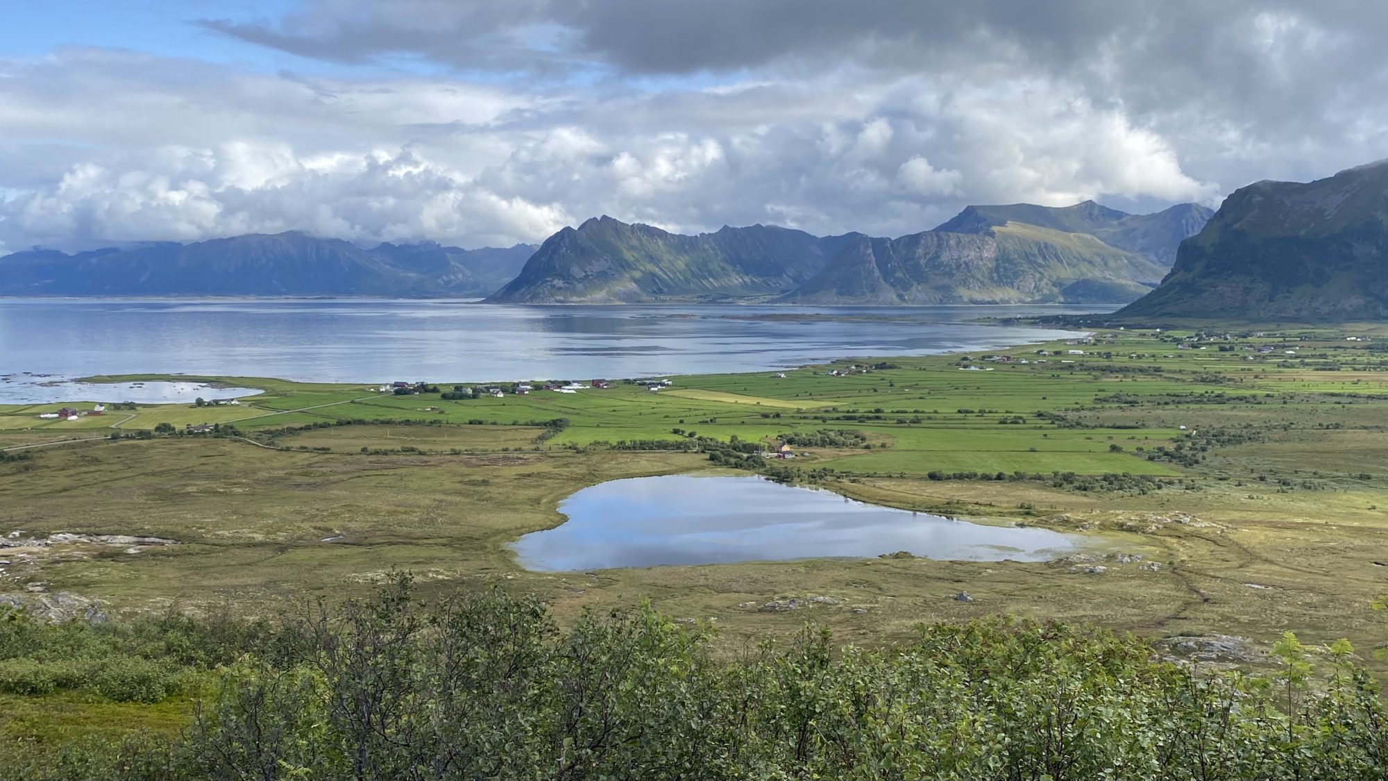 Gimsoya from Hoven, Lofoten