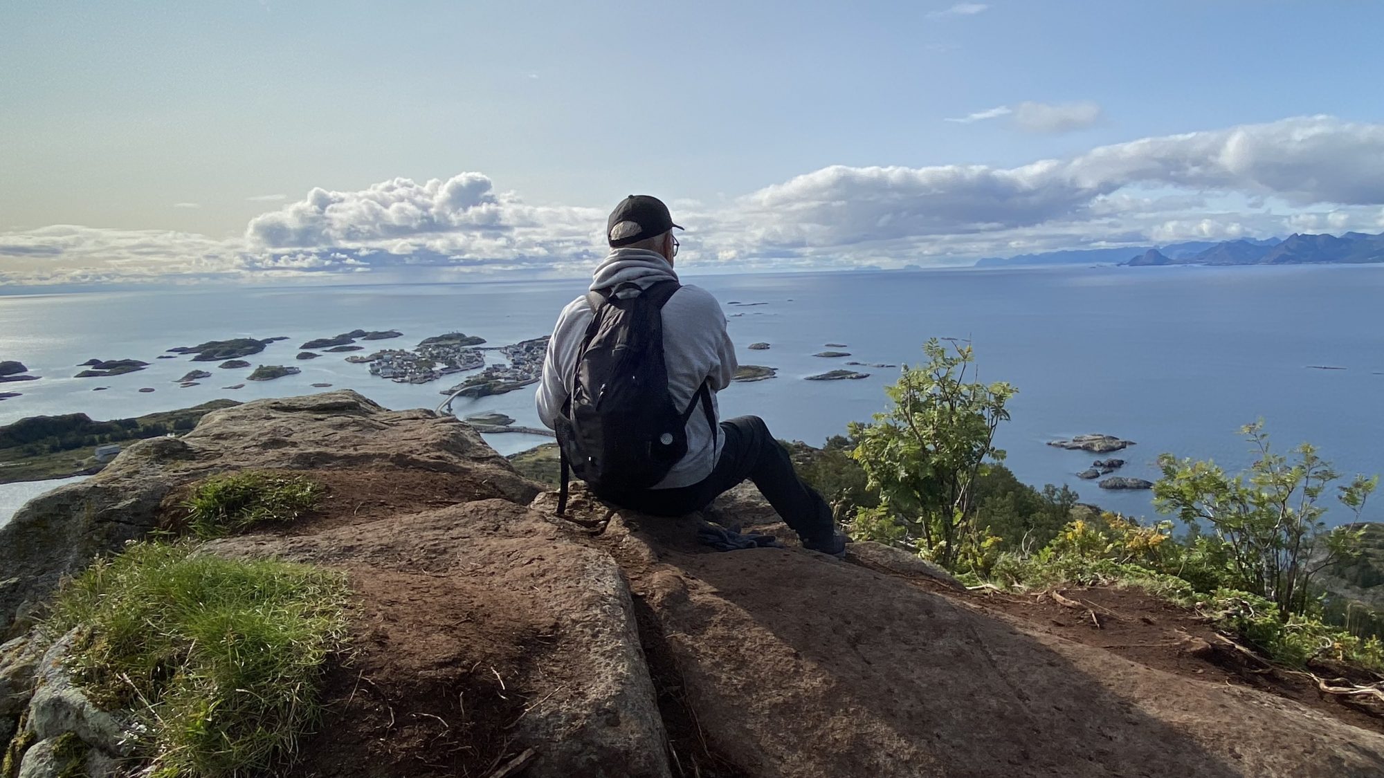 The Heia Hike: view to Henningsvaer