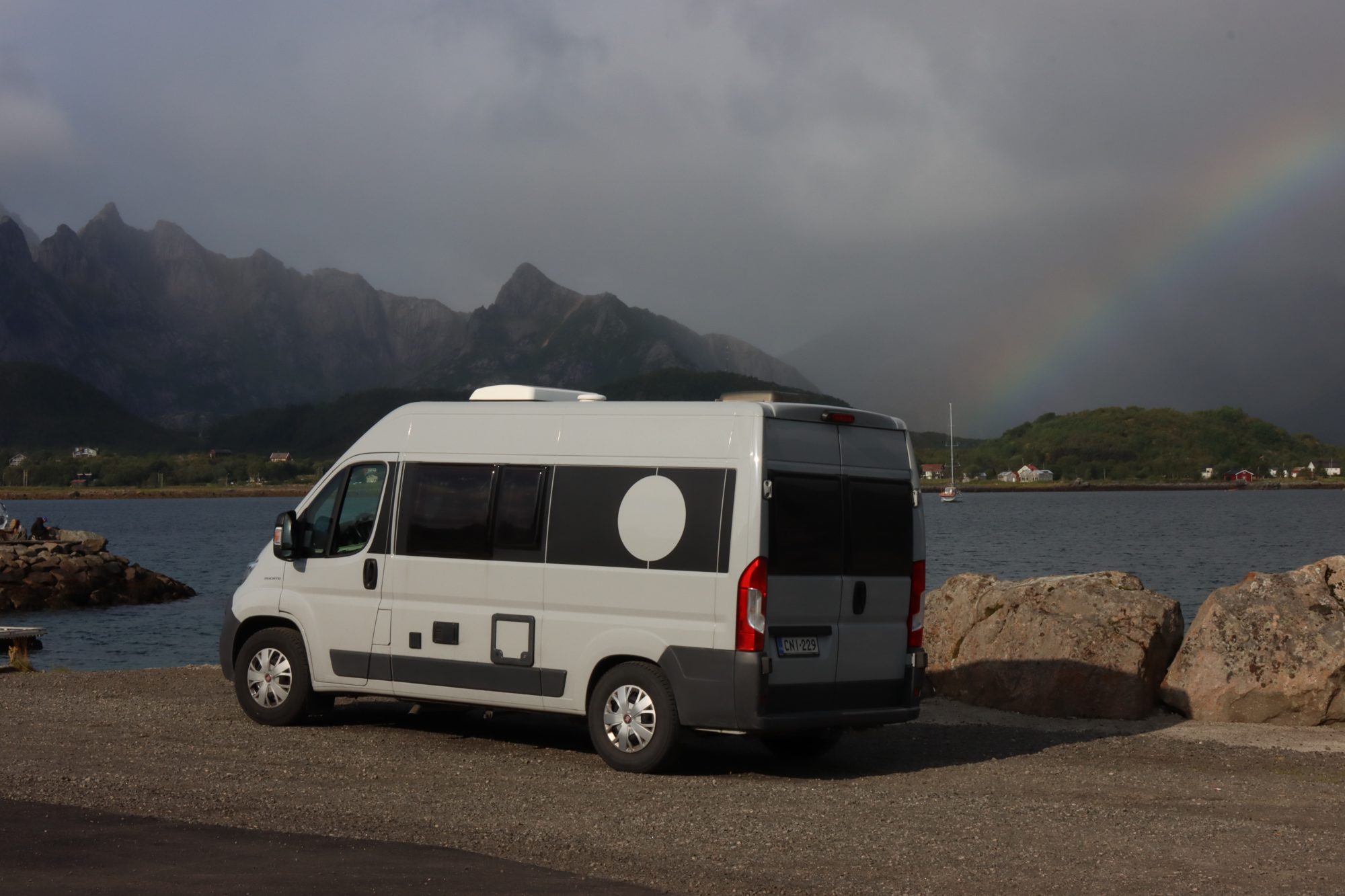 Campervan in Sandvika, Lofoten