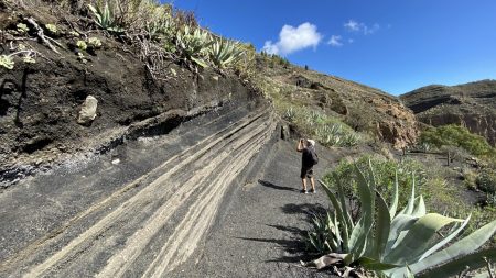 The volcanic Caldera de Bandama trail, Gran Canaria east coast drive