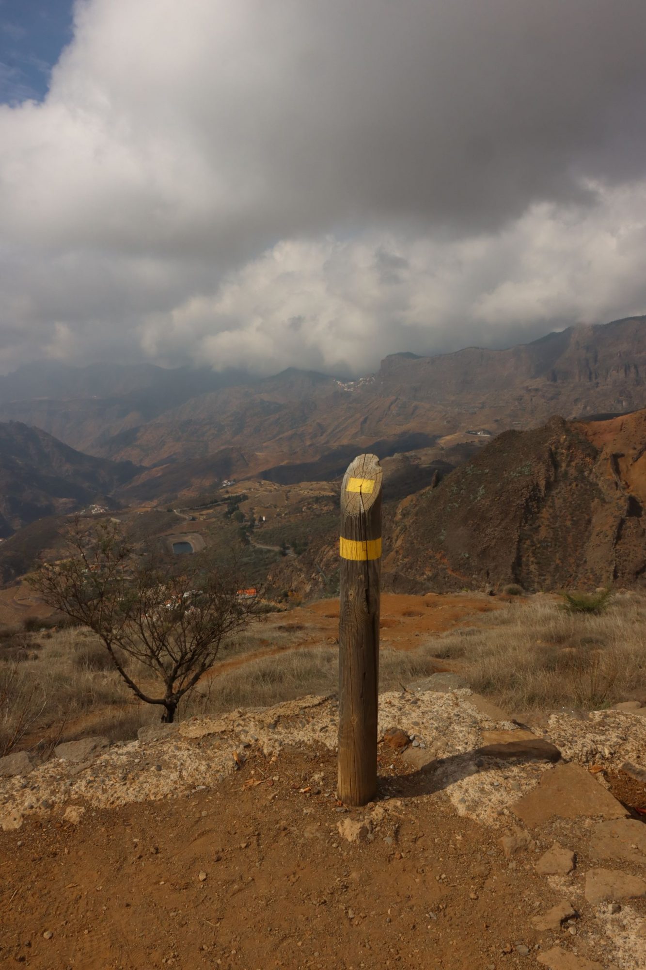 The center of Gran Canaria where footpaths cross A Gran Canaria camino
