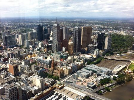 Melbourne skyline from Eureka Tower