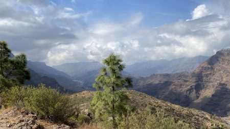 Mogan seen from the mountains of Gran Canaria