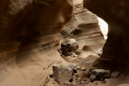 Tobas de Colores, canyon in Temisas, Gran Canaria