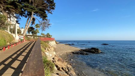 Boardwalk of Senda Litoral Mijas