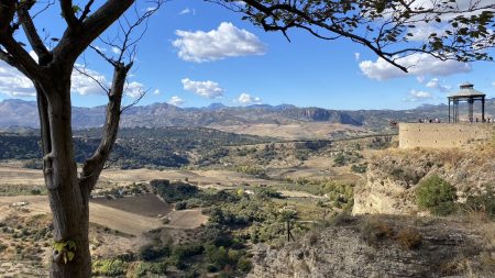 Caldera and mountains seen from Ronda