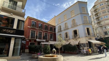Malaga Old Town square