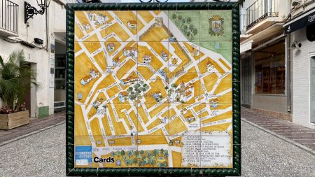 Map of Marbella Old Town, Costa del Sol