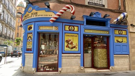 On the pretty Costa del Sol: a shop in Malaga