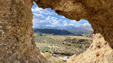 View of the caldera below Ronda
