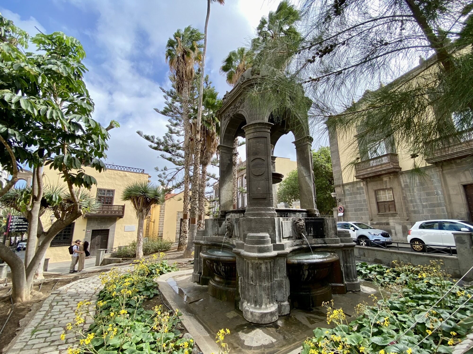 A pretty square in Las Palmas old town A pretty square in Las Palmas old town